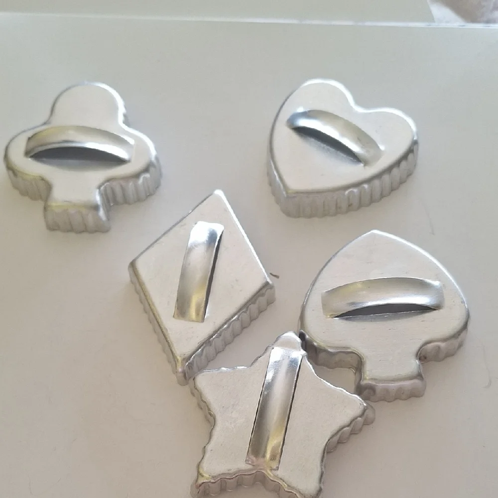 Silver Card Suit Party Weights